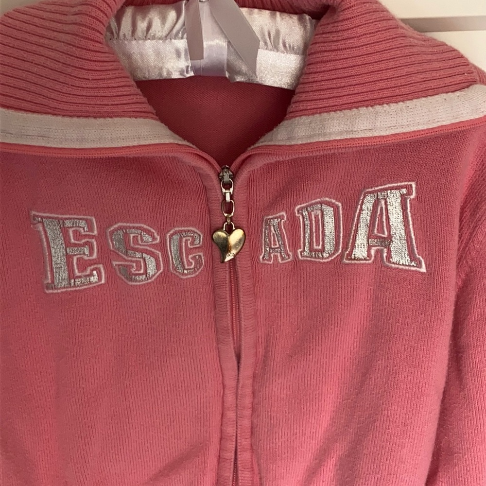 Escada girls zip up sweater 8 years